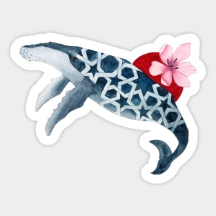 The Whale Sticker